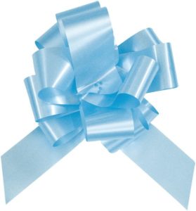 Nœuds de décoration automatiques pour mariage/évènement. Couleur : ciel.