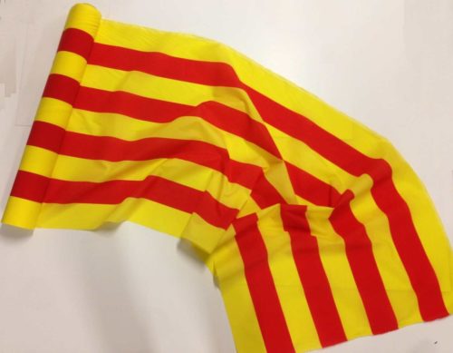 Tissu bandera Catalan largeur 80 cm