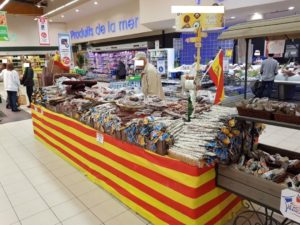 Tissu bandera Catalan largeur 80 cm