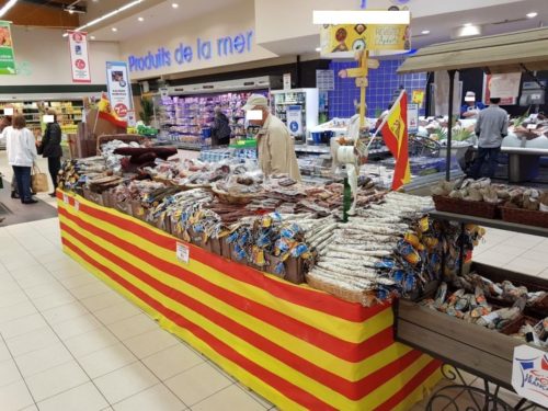 Tissu bandera Catalan largeur 80 cm