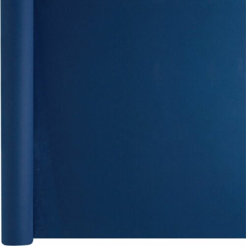 Chemin de table intissé prédécoupé rouleau de 24m couleur bleu marine