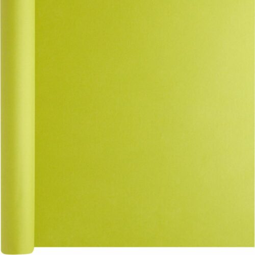 Chemin de table intissé prédécoupé rouleau de 24m couleur chartreuse