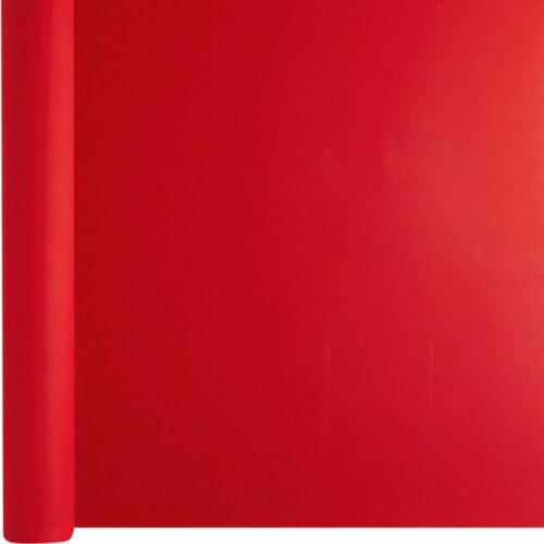 Chemin de table intissé prédécoupé rouleau de 24m couleur rouge