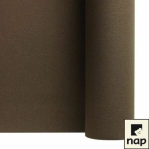 Nappe intissé couleur chocolat