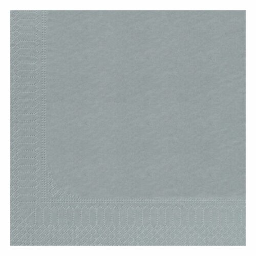Paquet de 100 serviette en ouate 2 plis, couleur gris béton