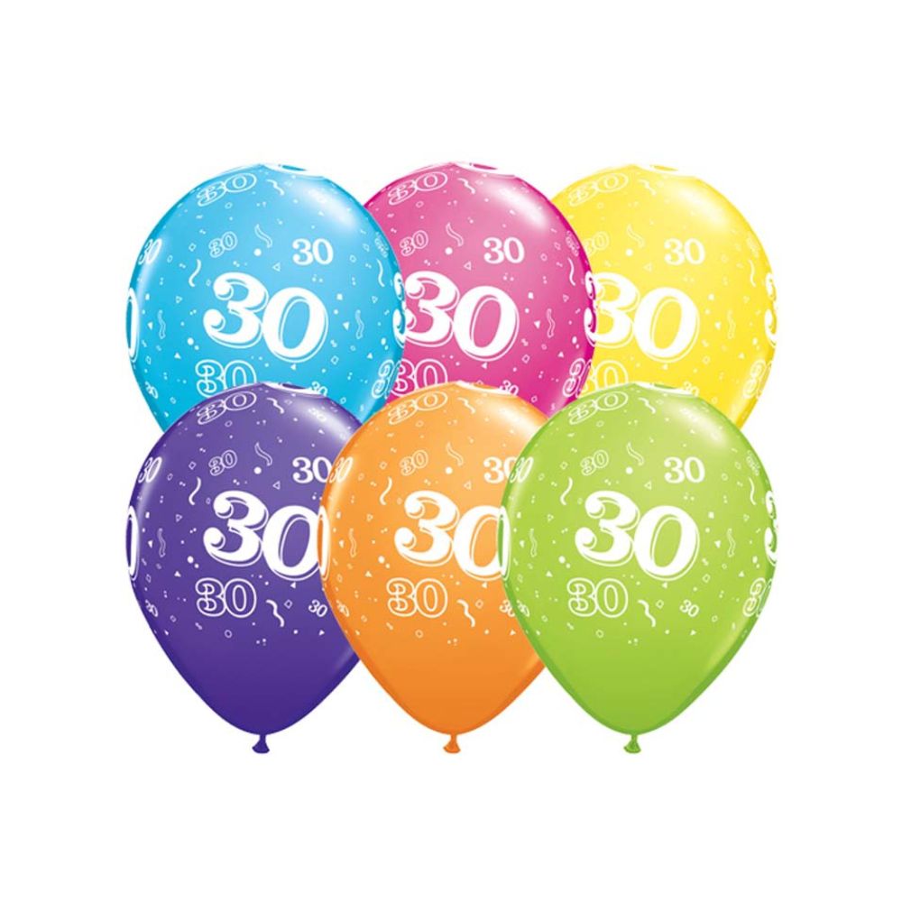 Ballon Numéro Anniversaire 20 Ans 20 - Paquet de Fête Ballons