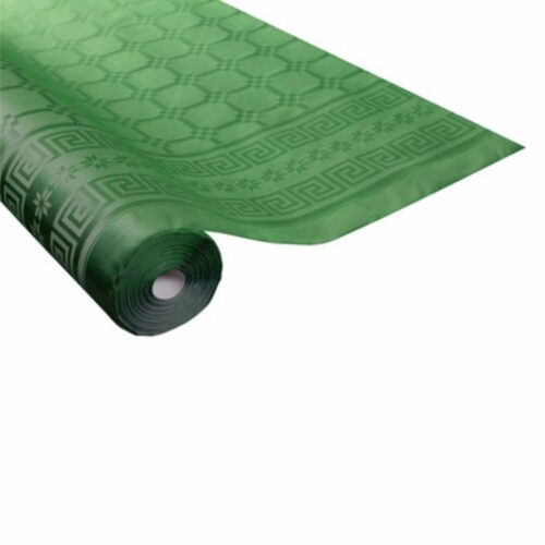 Nappe en papier damassé en 25m couleur vert sapin