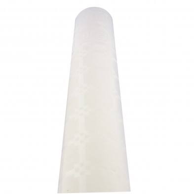 Nappe papier damassé 1.20 x 50 m - Blanc