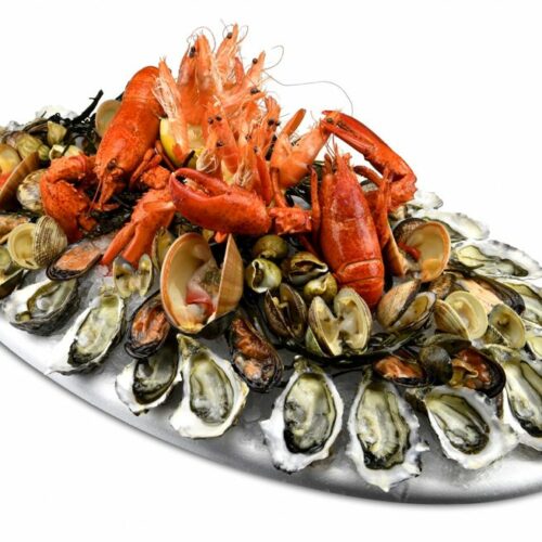 Plateau  Fruits de Mer -  Ovale 750 x 400 mm