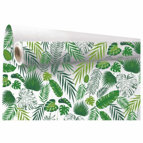Rouleau de papier cadeau imprimé tropique
