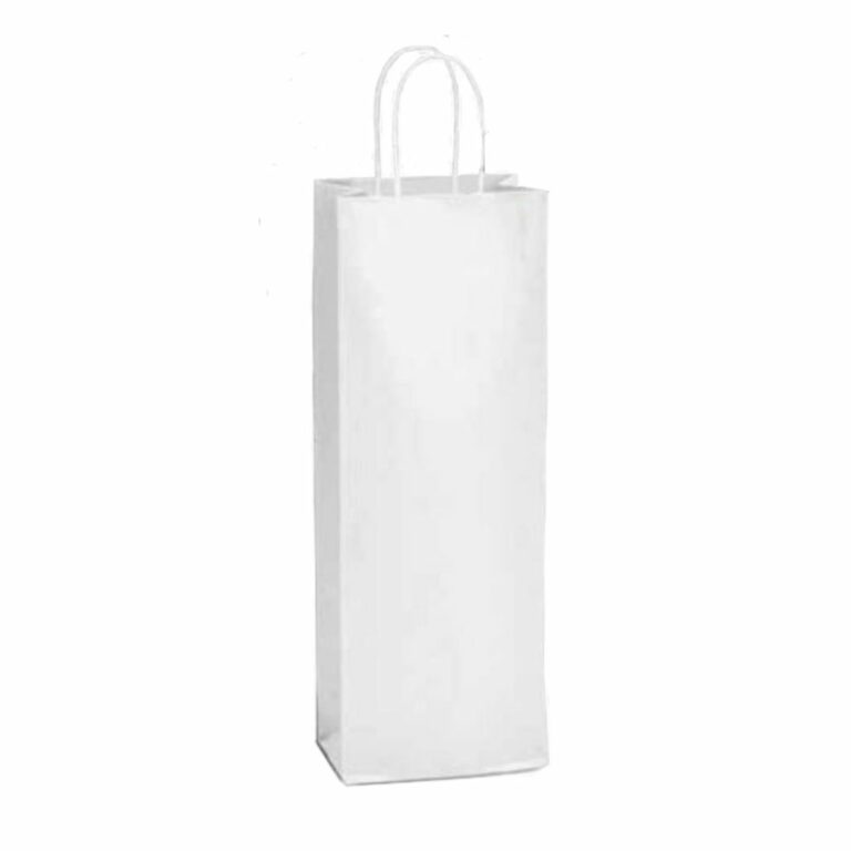 DAJAVE Lot De 20 Sacs Bouteille Vin Papier Kraft Noir Avec Poignées - Sacs Cadeaux Pour Vin, Fêtes & Anniversaires