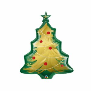 Ballon forme sapin de noël