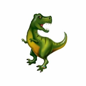 Ballon forme de dinosaure vert