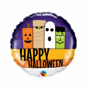 Ballon Halloween Rond monstre