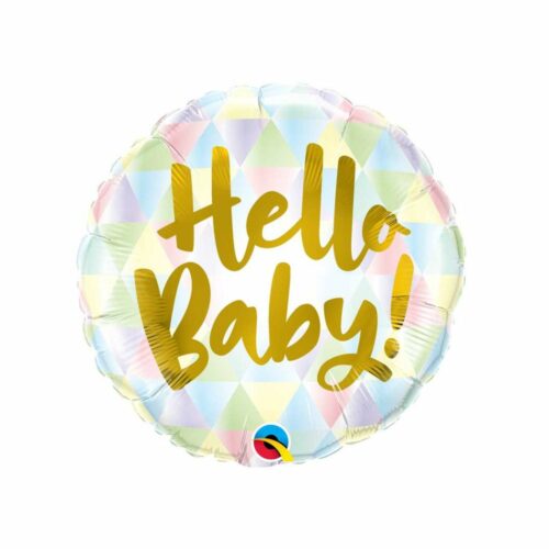 Ballon rond Hello Baby