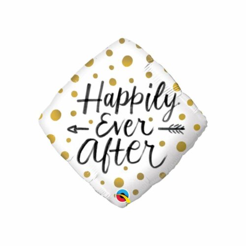 Ballon carré Happily ever after