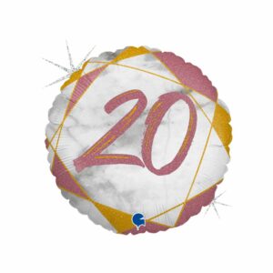 Ballons mylar aluminium chiffre 18 ans
