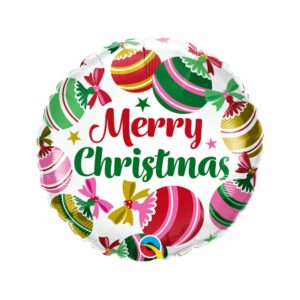 Ballon Rond Merry Christmas Ornement sapin