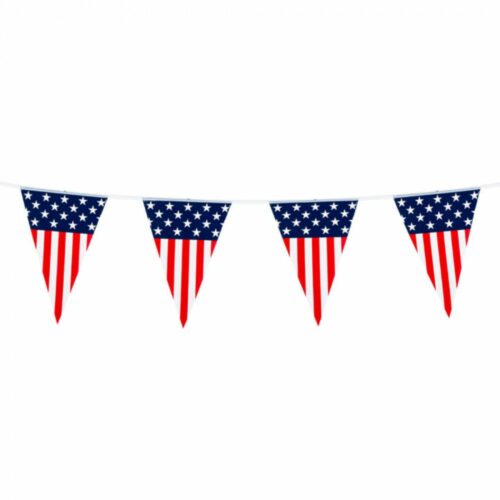 Guirlande triangle drapeaux Amérique - Fanion USA