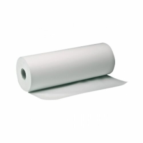 Bobine de papier thermosoudable blanc découpe selon commande.