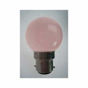 Ampoule led rose pour grande guirlande d'illumination avec douille.